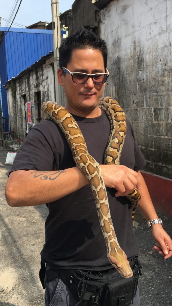My snake charmer in Sri Lanka